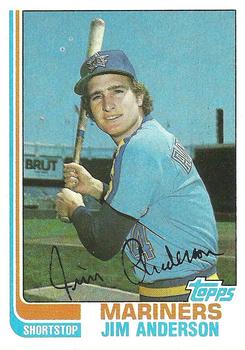 1982 Topps #497 Jim Anderson Front