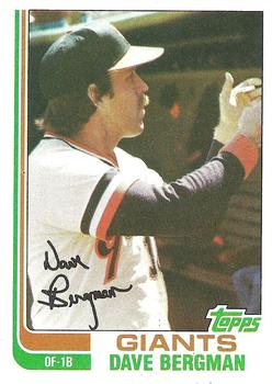 1982 Topps #498 Dave Bergman Front