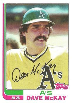 1982 Topps #534 Dave McKay Front