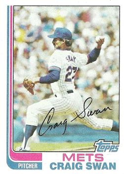 1982 Topps #592 Craig Swan Front