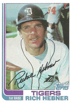 1982 Topps #603 Rich Hebner Front