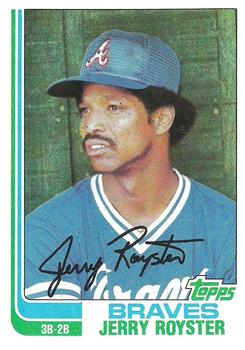 1982 Topps #608 Jerry Royster Front
