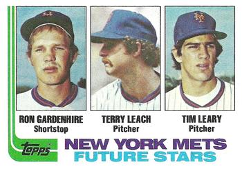 1982 Topps #623 Mets Future Stars (Ron Gardenhire / Terry Leach / Tim Leary) Front