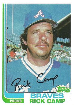 1982 Topps #637 Rick Camp Front