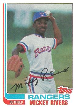 1982 Topps #704 Mickey Rivers Front