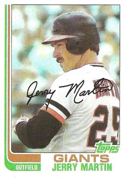 1982 Topps #722 Jerry Martin Front