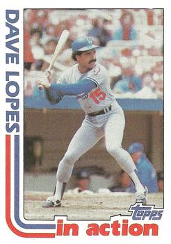 1982 Topps #741 Dave Lopes Front