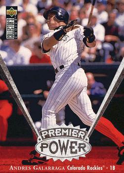 1997 Collector's Choice - Premier Power #PP6 Andres Galarraga Front