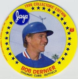 1986 Jays Discs #NNO Bob Dernier Front