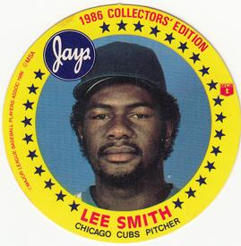 1986 Jays Discs #NNO Lee Smith Front