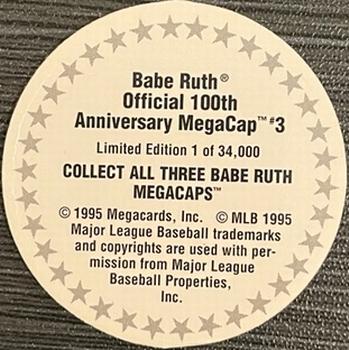 1995 Megacards Babe Ruth - MegaCap #3 Babe Ruth Back