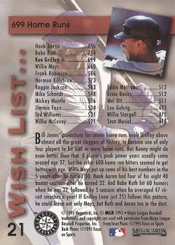 1995 Megacards Ken Griffey Jr. Wish List #21 Ken Griffey Jr. Back