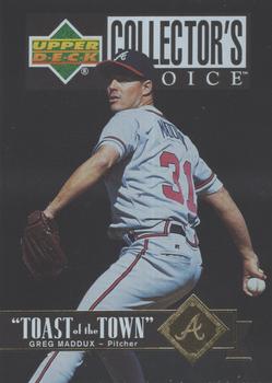 1997 Collector's Choice - Toast of the Town #T3 Greg Maddux Front