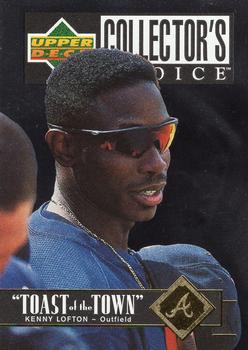 1997 Collector's Choice - Toast of the Town #T5 Kenny Lofton Front