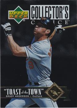 1997 Collector's Choice - Toast of the Town #T6 Brady Anderson Front