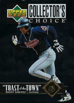 1997 Collector's Choice - Toast of the Town #T13 Manny Ramirez Front