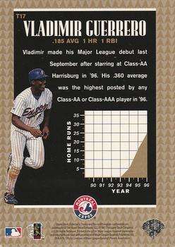 1997 Collector's Choice - Toast of the Town #T17 Vladimir Guerrero Back