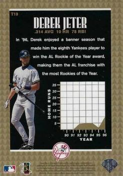 1997 Collector's Choice - Toast of the Town #T19 Derek Jeter Back