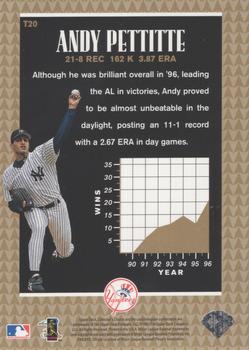 1997 Collector's Choice - Toast of the Town #T20 Andy Pettitte Back