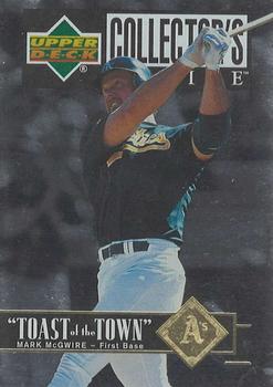 1997 Collector's Choice - Toast of the Town #T22 Mark McGwire Front