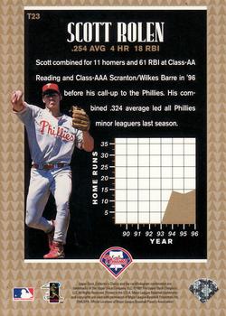 1997 Collector's Choice - Toast of the Town #T23 Scott Rolen Back