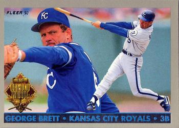 George Brett Kansas City Royals 1993 Kraft Baseball Card