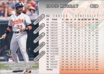 1997 Donruss #115 Eddie Murray Back