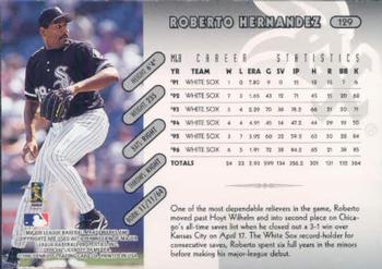 1997 Donruss #129 Roberto Hernandez Back
