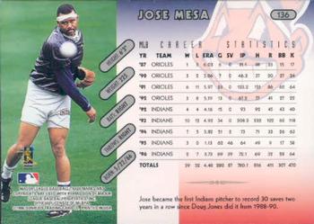 1997 Donruss #136 Jose Mesa Back