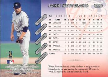 1997 Donruss #139 John Wetteland Back