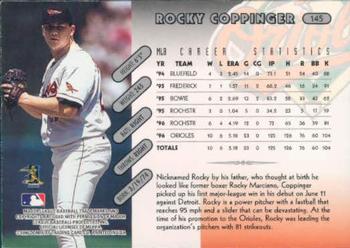1997 Donruss #145 Rocky Coppinger Back