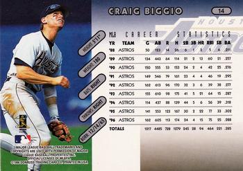 1997 Donruss #14 Craig Biggio Back