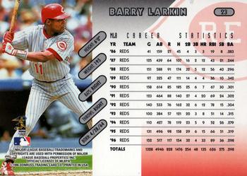 1997 Donruss #23 Barry Larkin Back