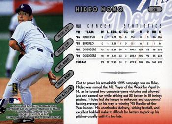 1997 Donruss #36 Hideo Nomo Back