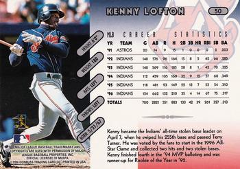 1997 Donruss #50 Kenny Lofton Back