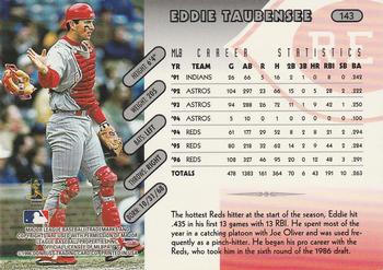 1997 Donruss #143 Eddie Taubensee Back