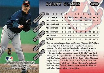 1997 Donruss #164 Danny Graves Back