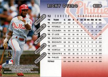 1997 Donruss #233 Ricky Otero Back