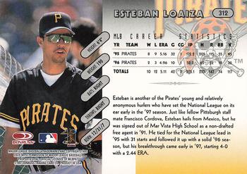 1997 Donruss #312 Esteban Loaiza Back