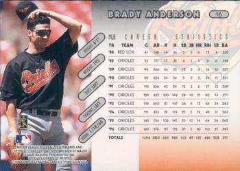 1997 Donruss #16 Brady Anderson Back