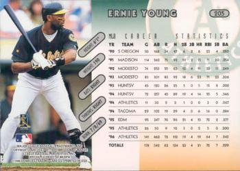 1997 Donruss #205 Ernie Young Back