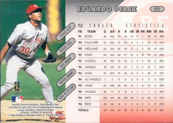 1997 Donruss #221 Eduardo Perez Back