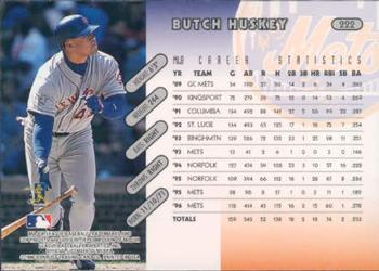 1997 Donruss #222 Butch Huskey Back