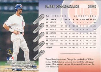 1997 Donruss #237 Luis Gonzalez Back