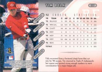 1997 Donruss #257 Tim Belk Back