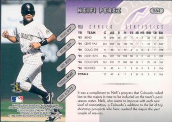 1997 Donruss #264 Neifi Perez Back