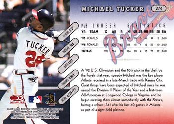 1997 Donruss #274 Michael Tucker Back