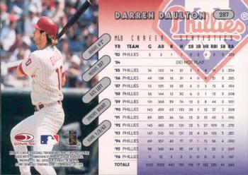 1997 Donruss #287 Darren Daulton Back