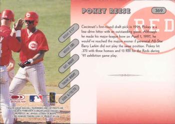 1997 Donruss #369 Pokey Reese Back