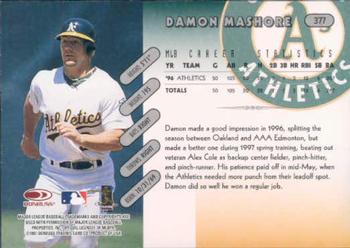 1997 Donruss #377 Damon Mashore Back